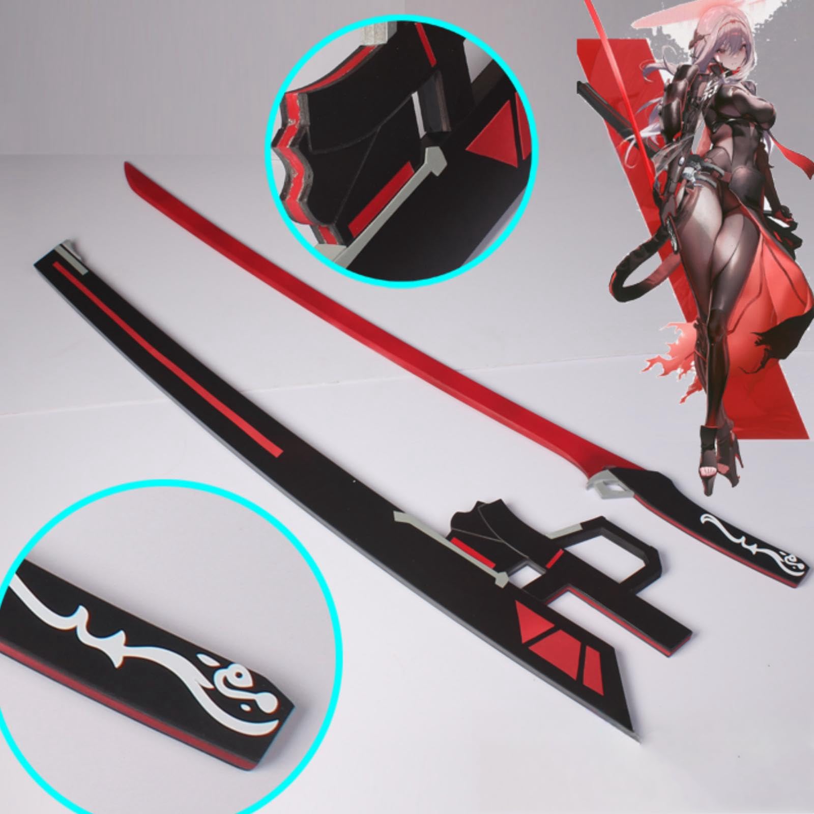 Amazon.co.jp: [Hushan] 花無十日紅 ニケ 紅蓮 コスプレ PVC製 刀剣