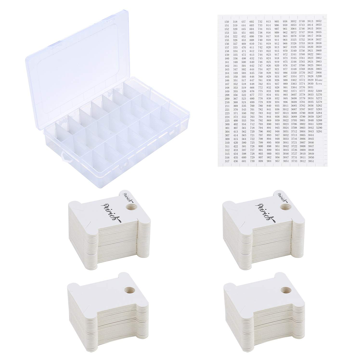 Amazon.com: Peirich Embroidery Floss Organizer Box - 24