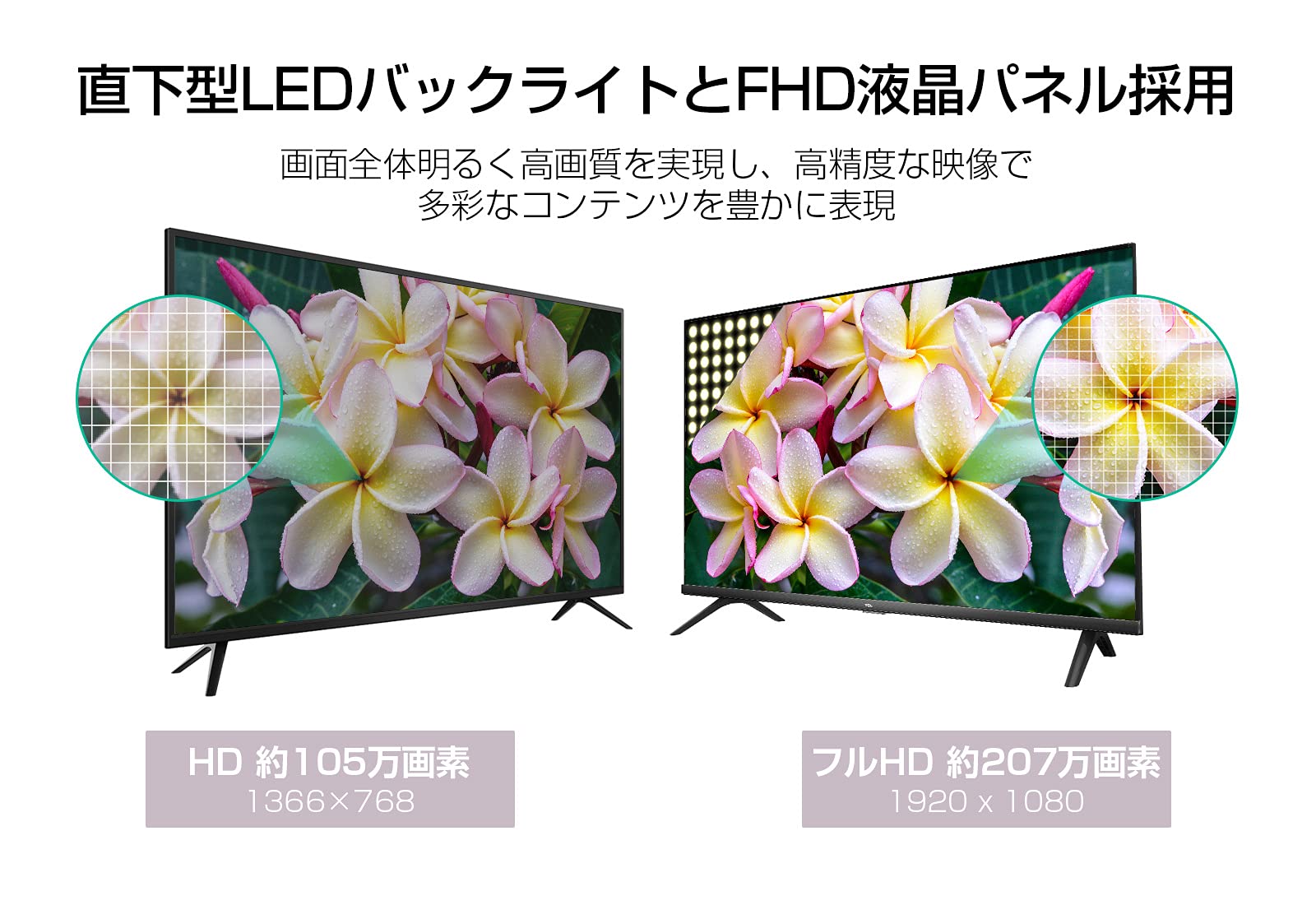 Amazon.co.jp: TCL 40型 フルハイビジョン スマートテレビ(Android TV