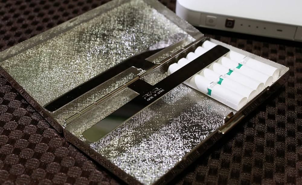 Amazon.co.jp: アイコス ヒートスティックケース シルバーサテン 銀 26