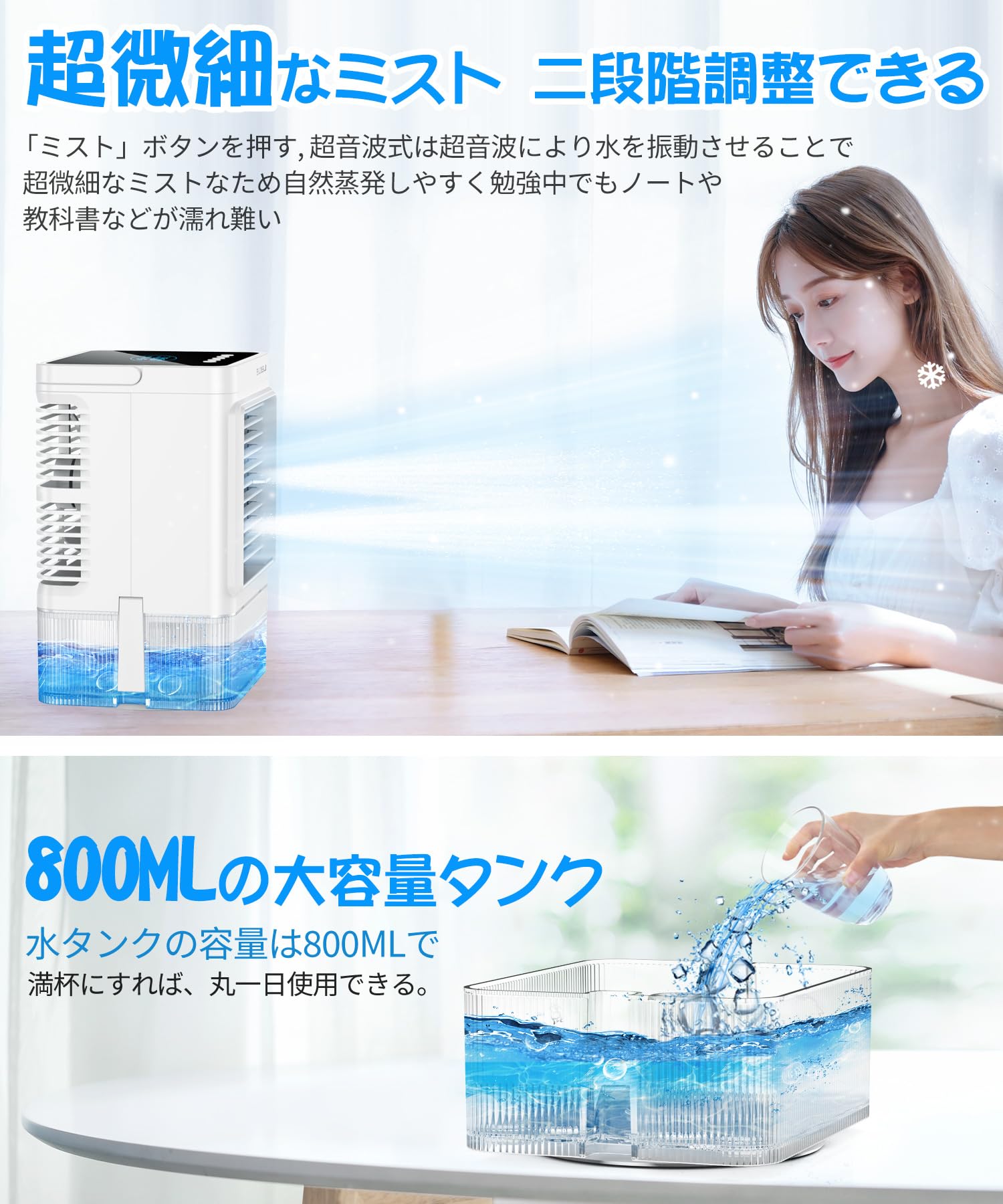 Amazon | SOSU【令和5年バージョン】冷風機 冷風扇 自動首振り 冷風