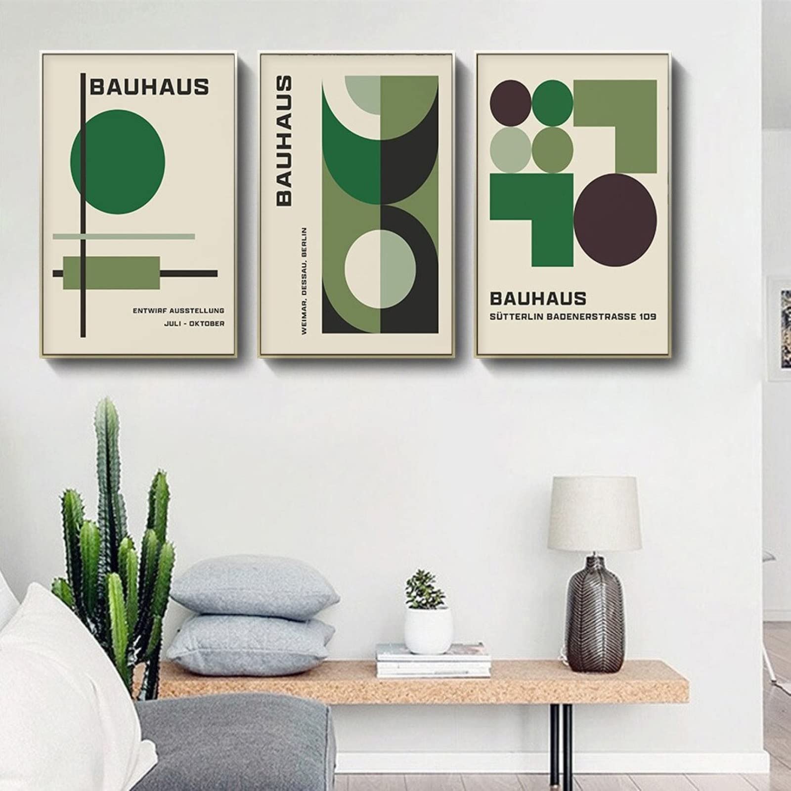 Amazon.co.jp: キャンバス ウォールアート 3枚セット ミッド