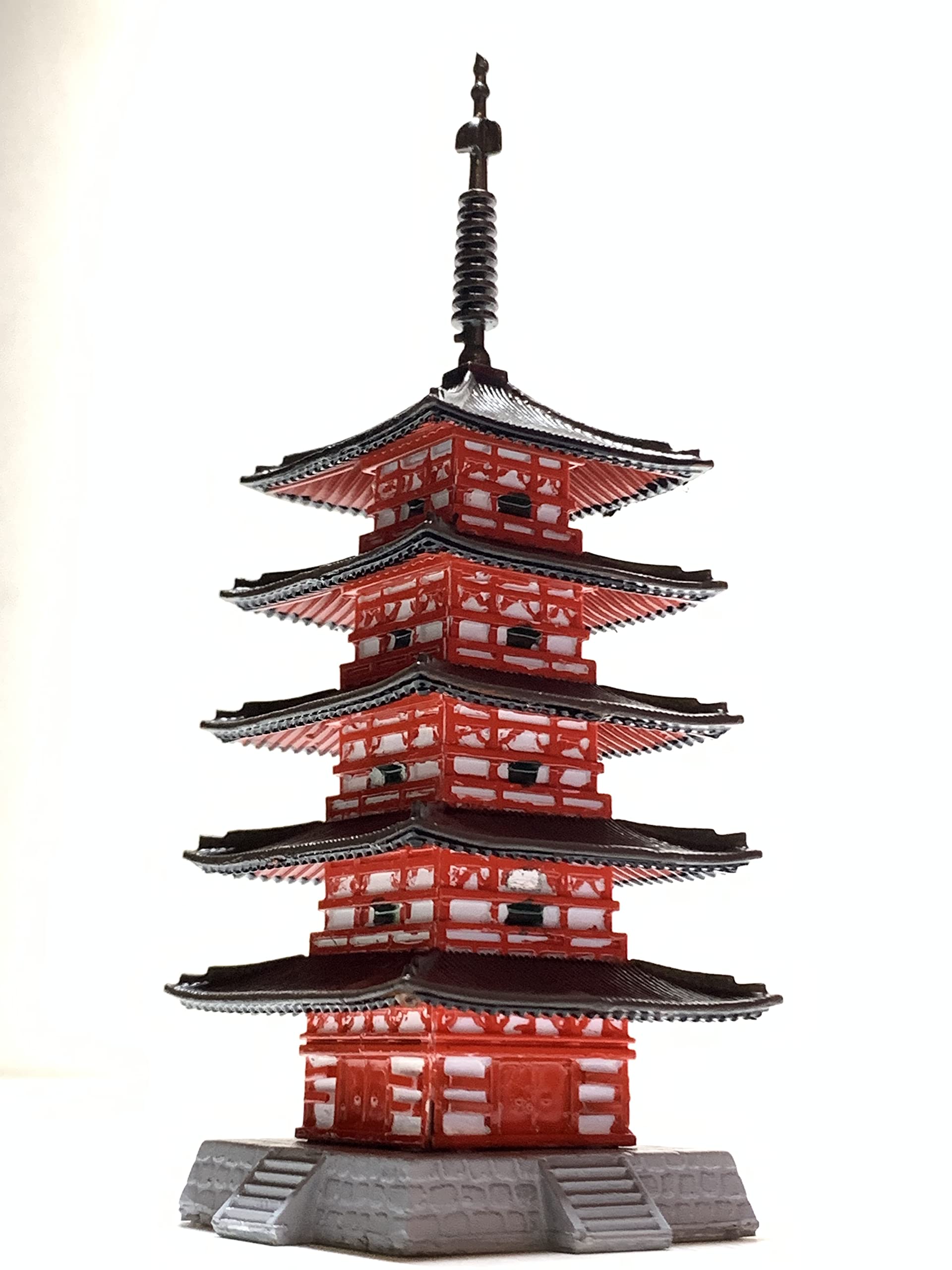 Amazon | [完成品］厳島神社 五重塔 ミニサイズ 建物 ジオラマ 模型