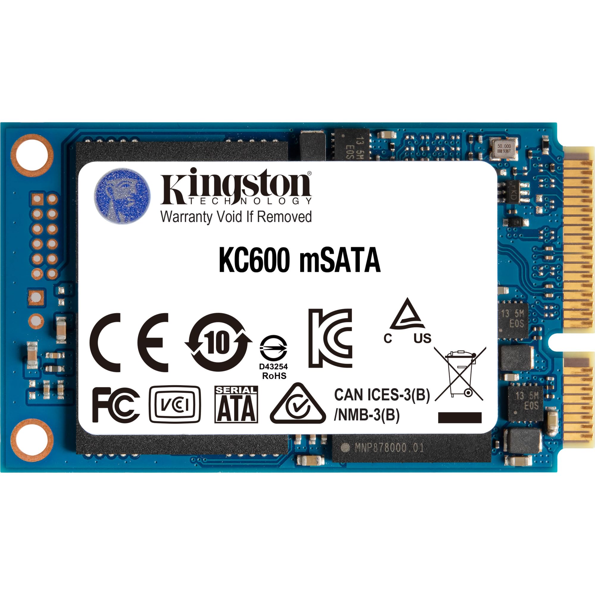 Amazon.com: Kingston 1024G KC600 SATA3 mSATA SSD | SKC600MS/1024G