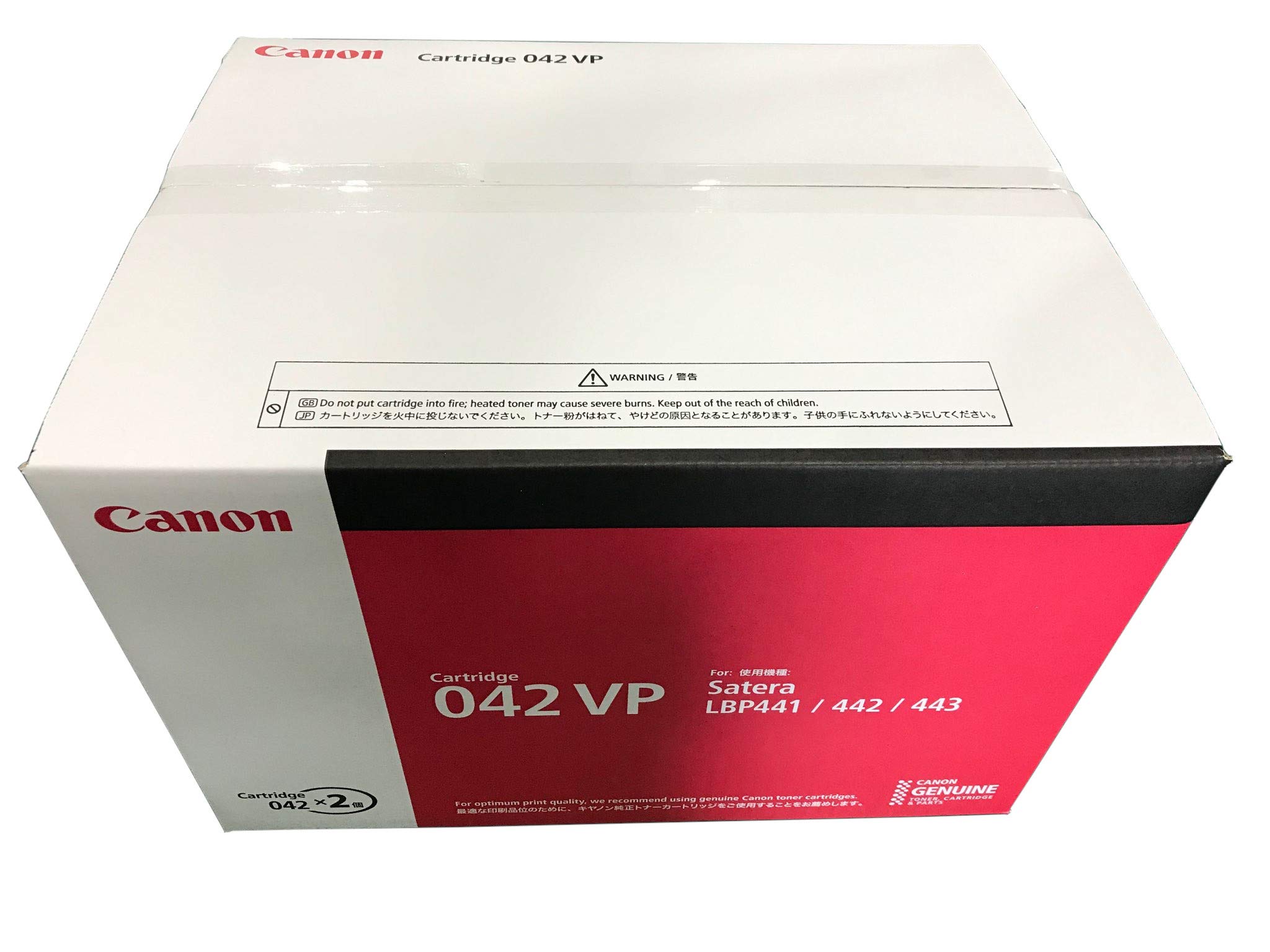 Amazon.co.jp: CRG-042VP 純正 トナ-カ-トリッジ042VP 2本パック 2個入