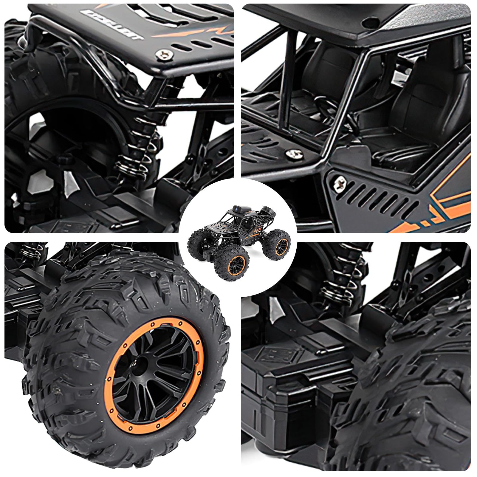 OBEST Remote Controlled Off-Road Car with Camera, 2.4G High Speed