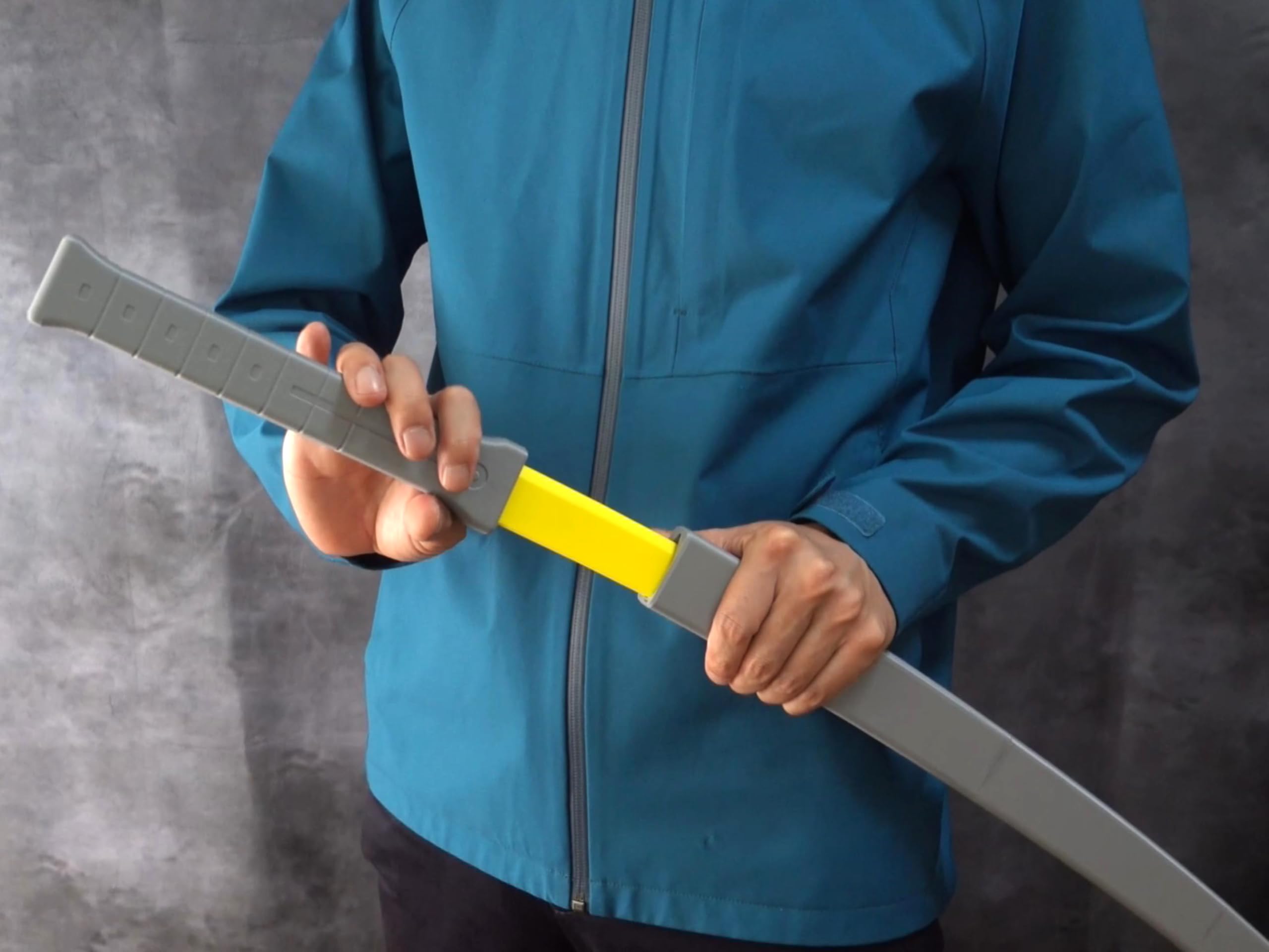 Amazon.co.jp: コスジェイ ワールドトリガー 弧月風コスプレ小道具 刀