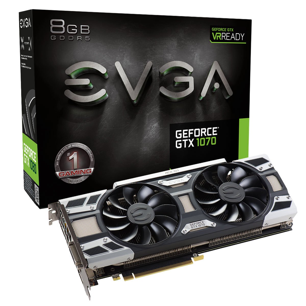 Amazon.com: EVGA GeForce GTX 1070 GAMING ACX 3.0, 8GB GDDR5, LED