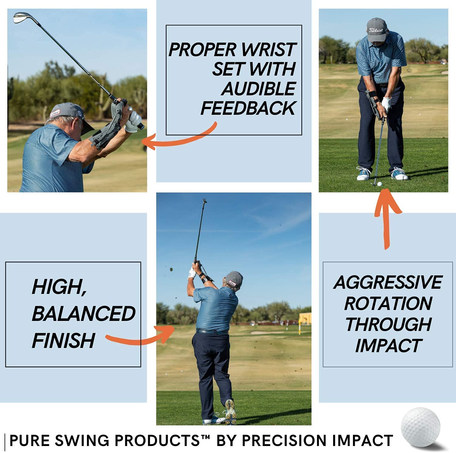 Amazon | Precision Impact Golf Pure Swing Products スイング