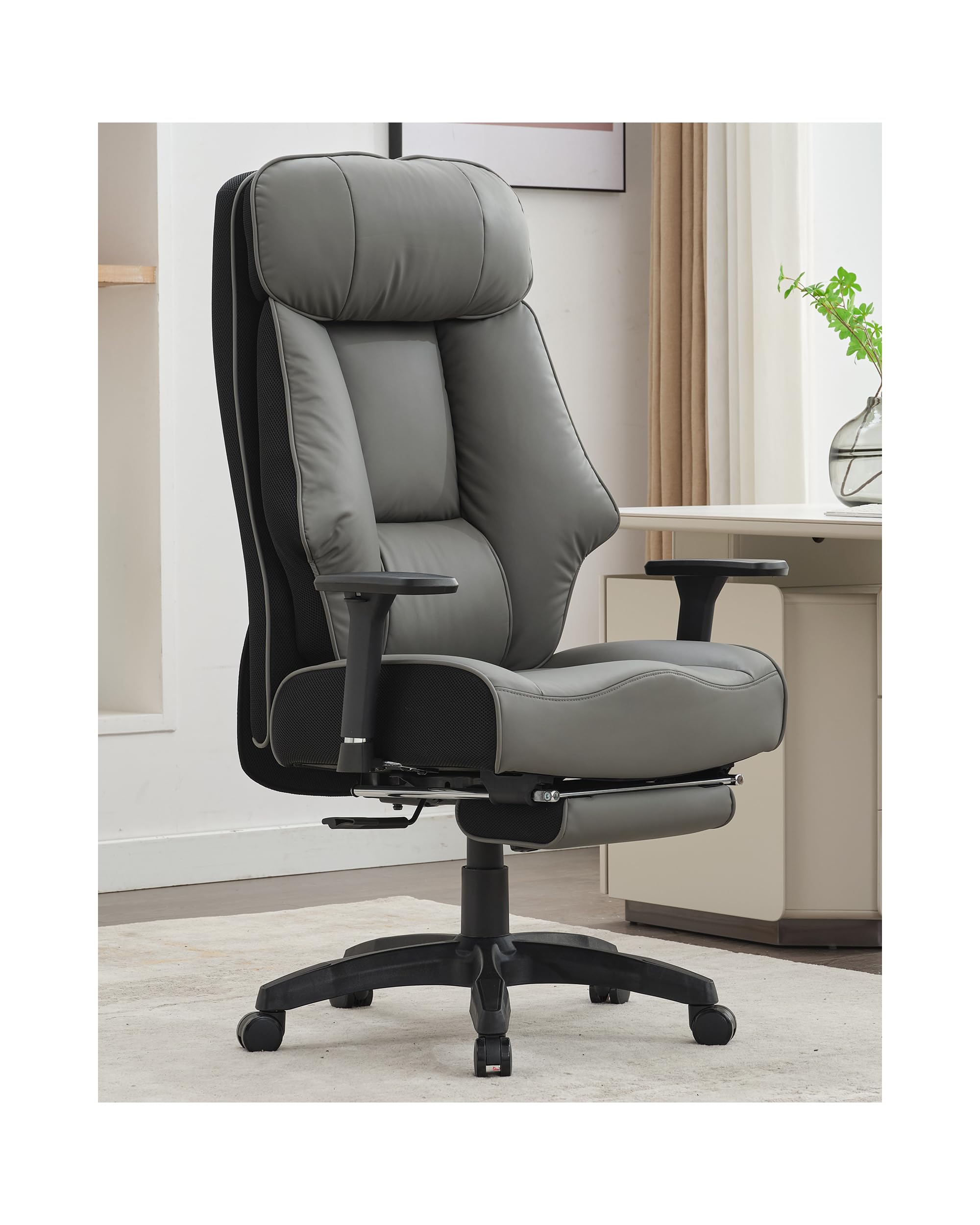 Amazon.com: DJ·Wang Big and Tall Office Chair 400lbs with Foot
