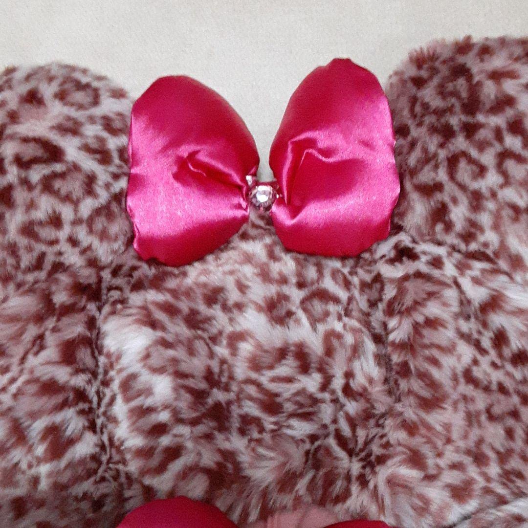 ディズニー ディズニー ファンキャップ ミニー ピンク ヒョウ柄 ファン