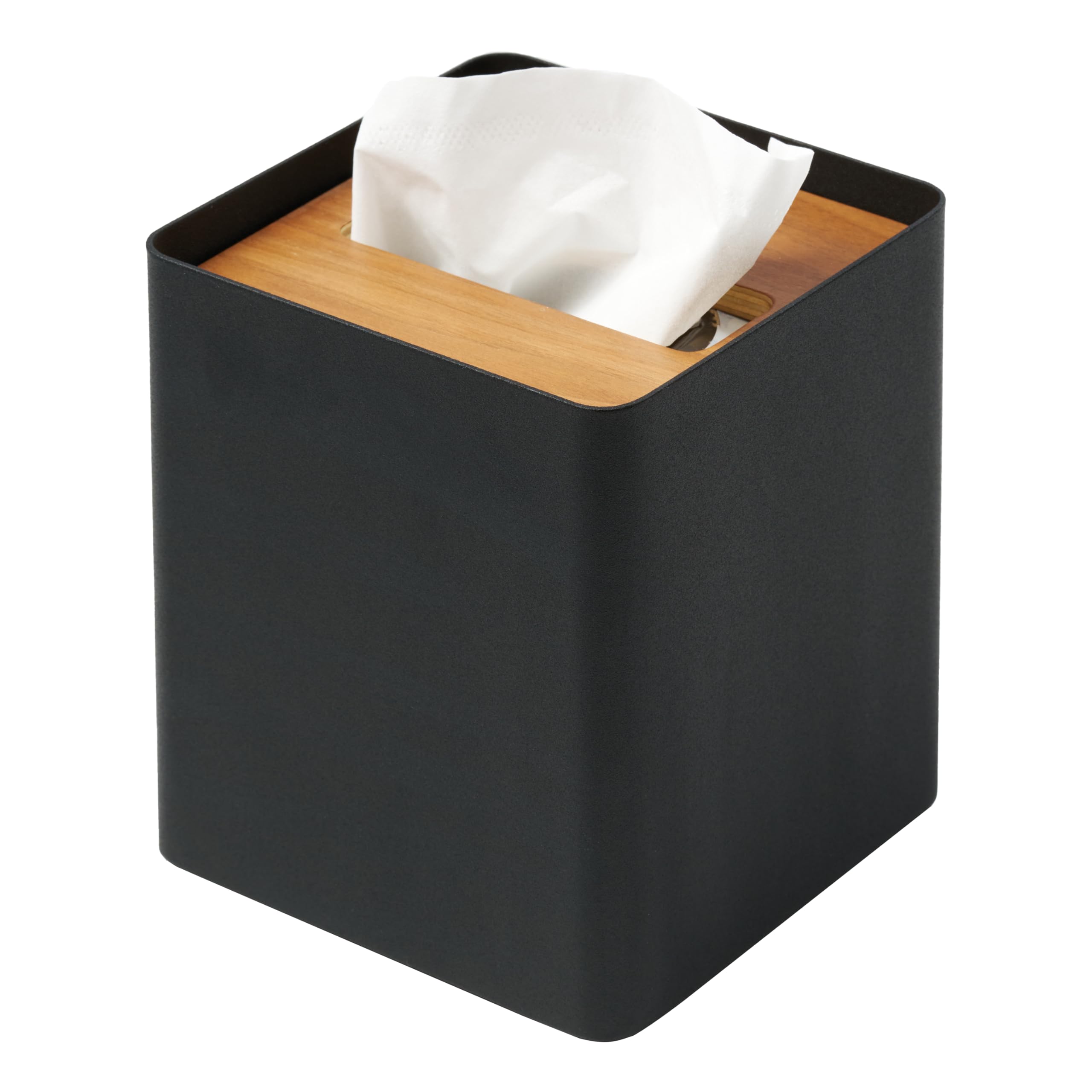 Amazon.com: Yamazaki Home Rin Reusable Tissue Box Cover Metal