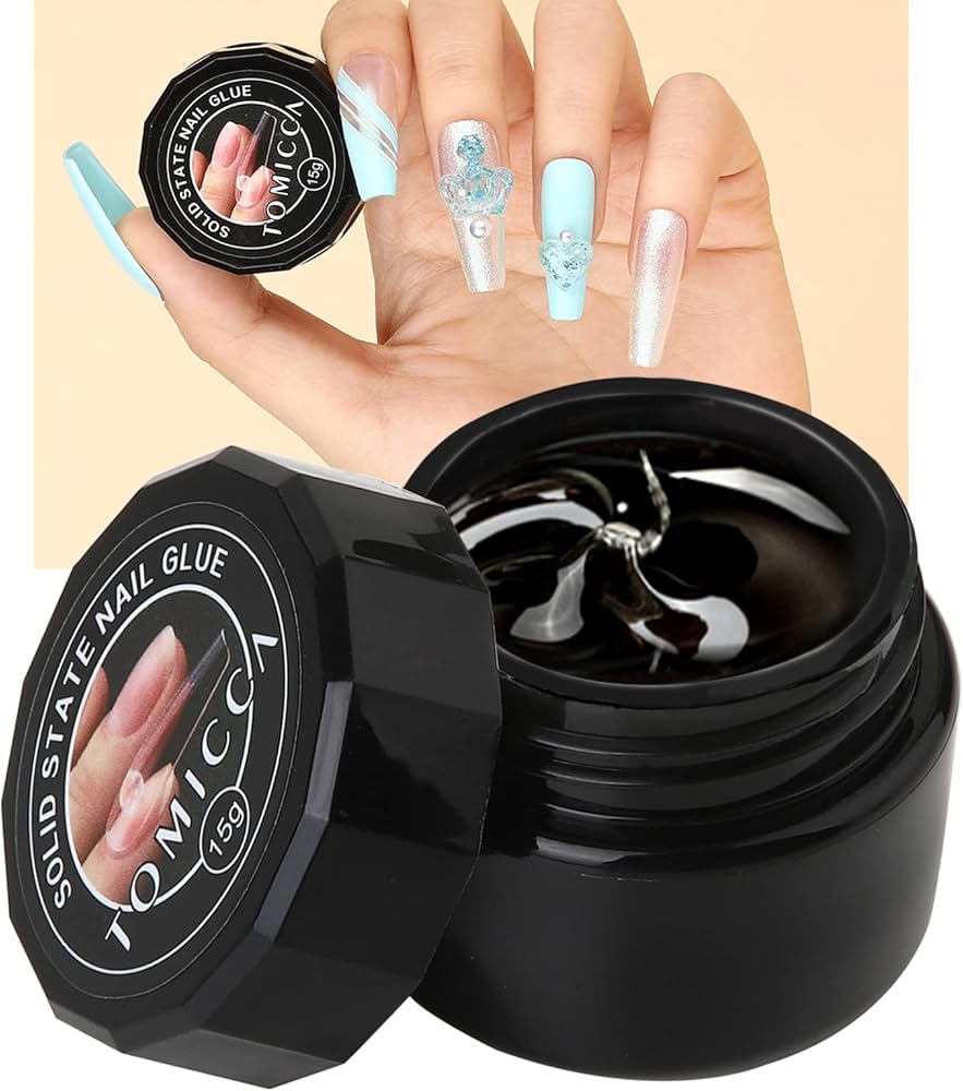 Amazon.co.jp: TOMICCA 粘土ジェル クリア ネイルチップ接着剤