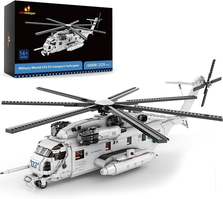 Amazon.co.jp: JMBricklayer CH-53 ヘリコプタービルディングセット