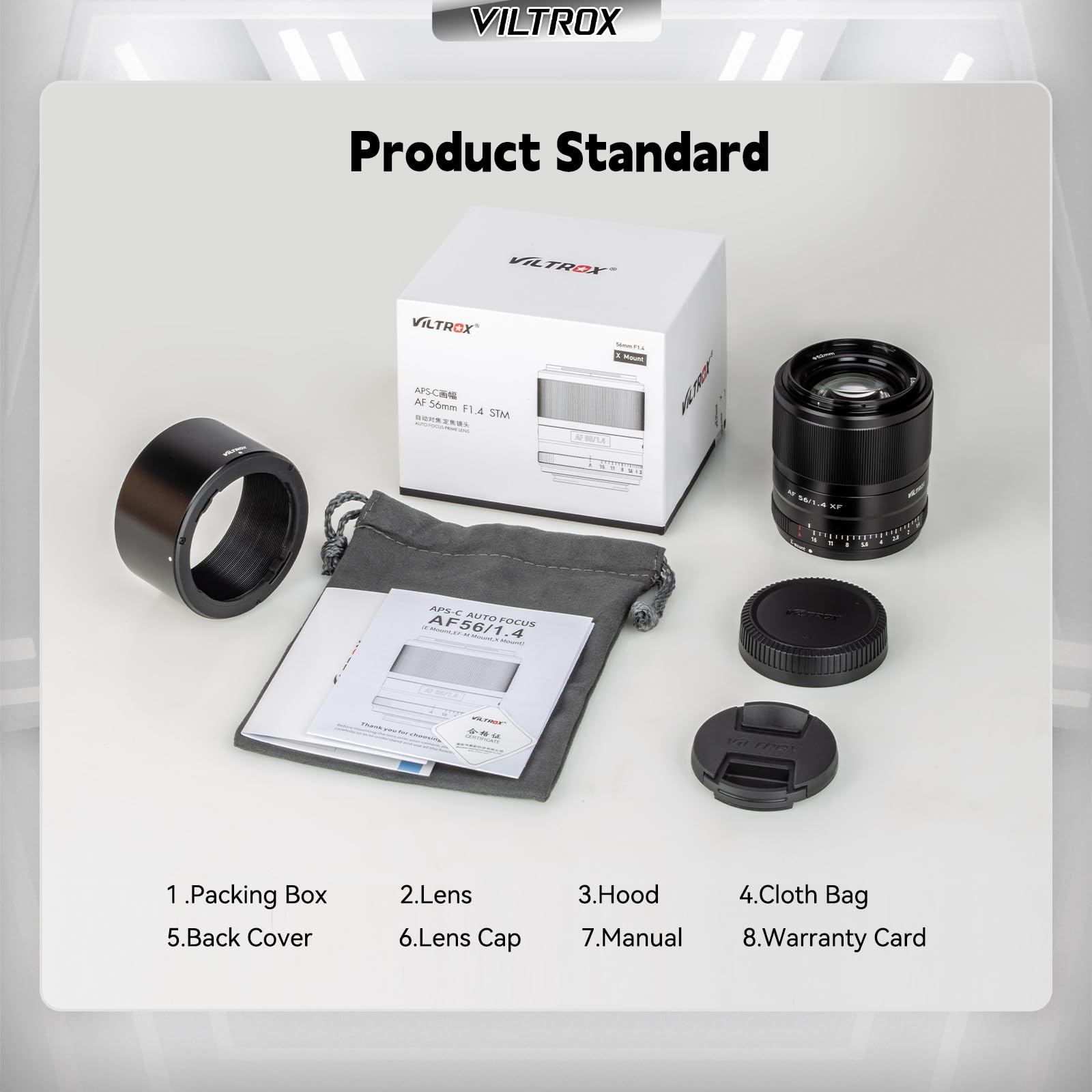 VILTROX 56mm F1.4 f/1.4 XF automática APS-C Lente Retrato para
