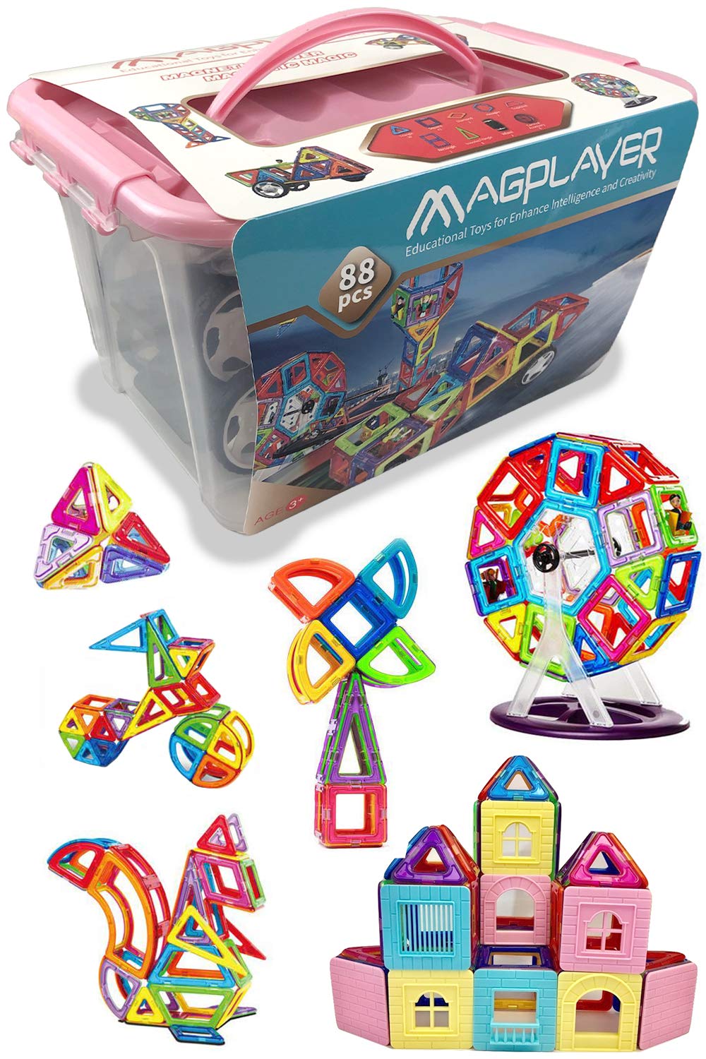 Amazon.co.jp: マグプレイヤー スペシャルガールズセット おうち お城