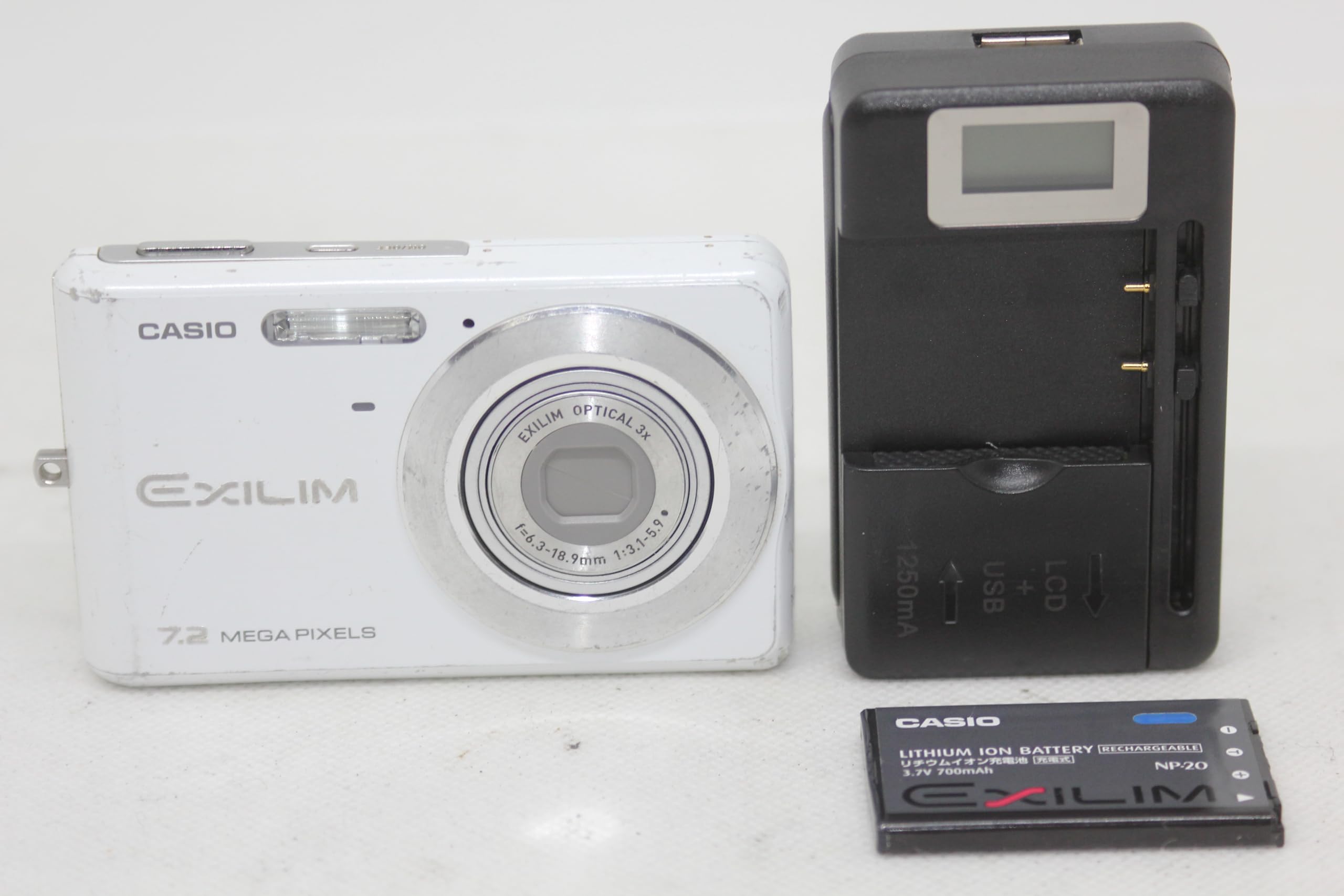 Amazon | CASIO デジタルカメラ EXILIM (エクシリム) ZOOM ホワイト EX