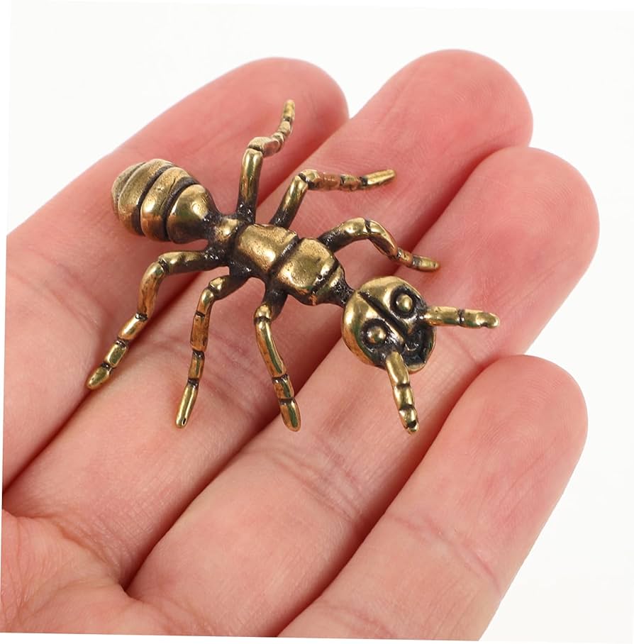 Amazon.co.jp: Zerodeko 銅製アリの置物 金属製動物像 蟻 アンティーク