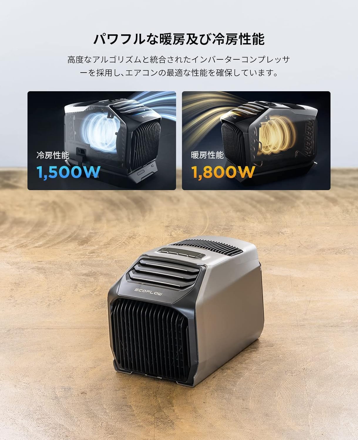 Amazon.co.jp: EcoFlow WAVE 2 ポータブルエアコン スポットエアコン