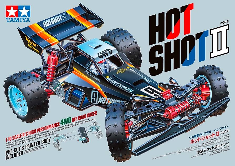 Amazon.com: TAMIYA 1/10 RC Hotshot II 2024 TAM58737A : Toys & Games