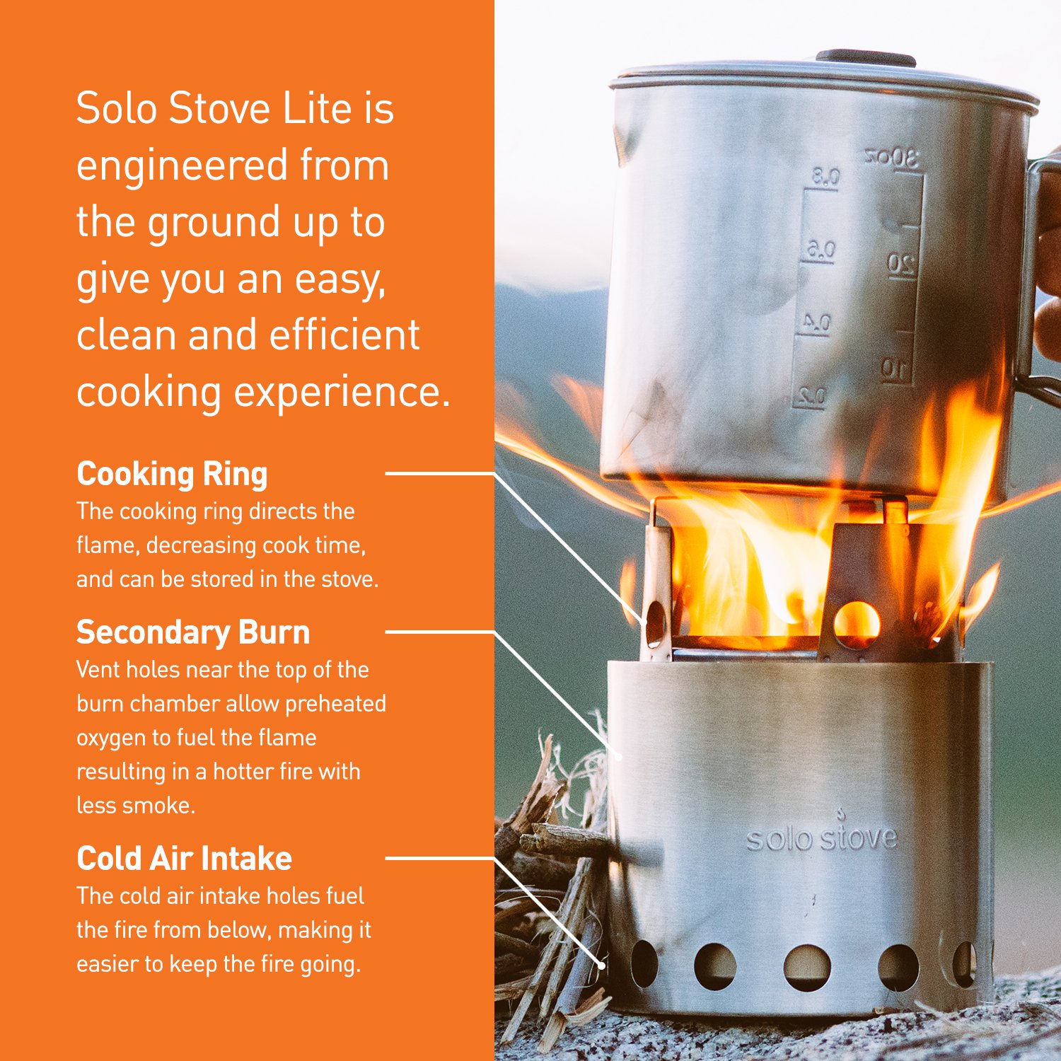 Amazon | Solo Stove ソロストーブ ライト＋ポット900【コンボ