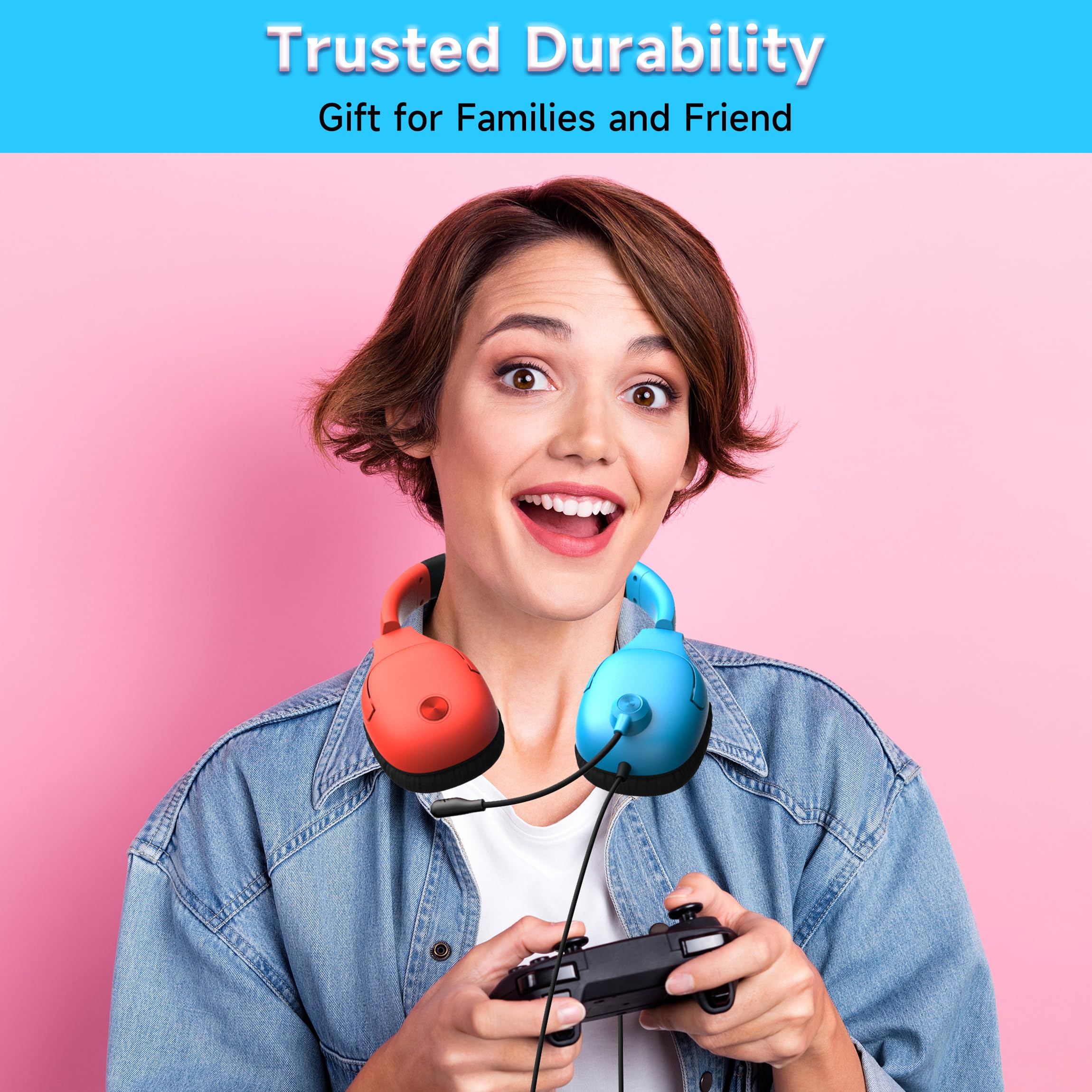 Amazon.co.jp: Rumoon ゲーミングヘッドセット マイク付き Nintendo