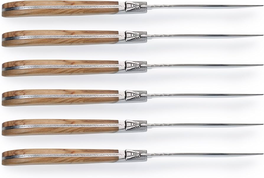 Amazon.co.jp: Laguiole By FlyingColors ステンレス製ステーキナイフ6