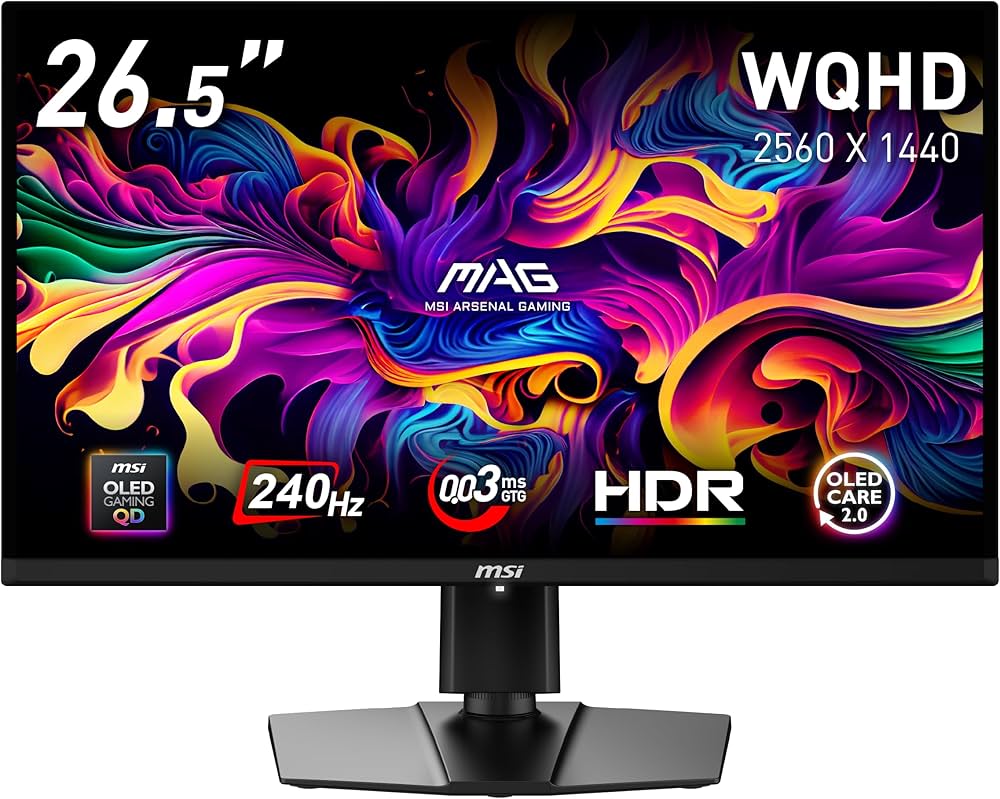 Amazon.co.jp: 【Amazon.co.jp Exclusive】MSI QD-OLED Gaming Monitor