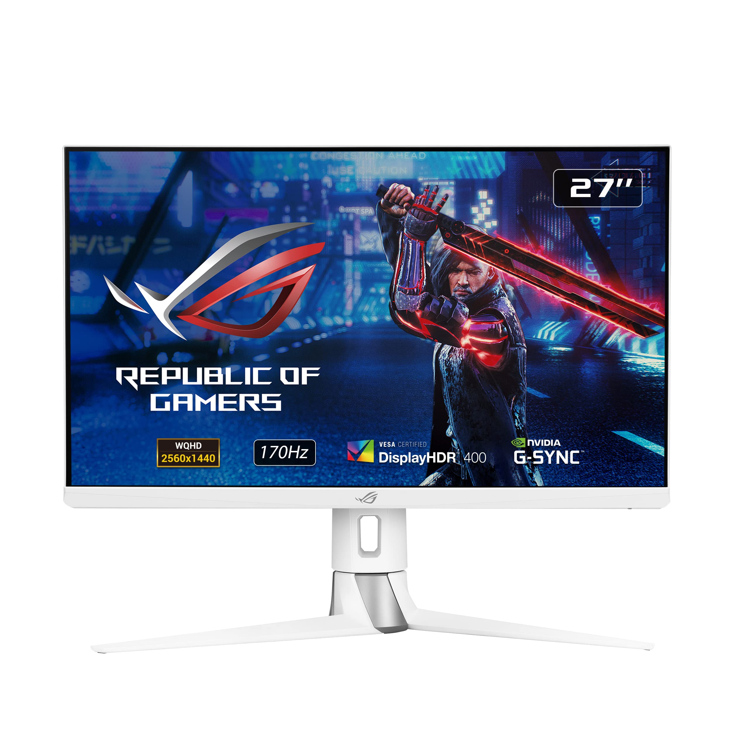 Amazon.co.jp: ASUS ROG Strix XG27AQ-W 27” 1440P HDR Gaming Monitor