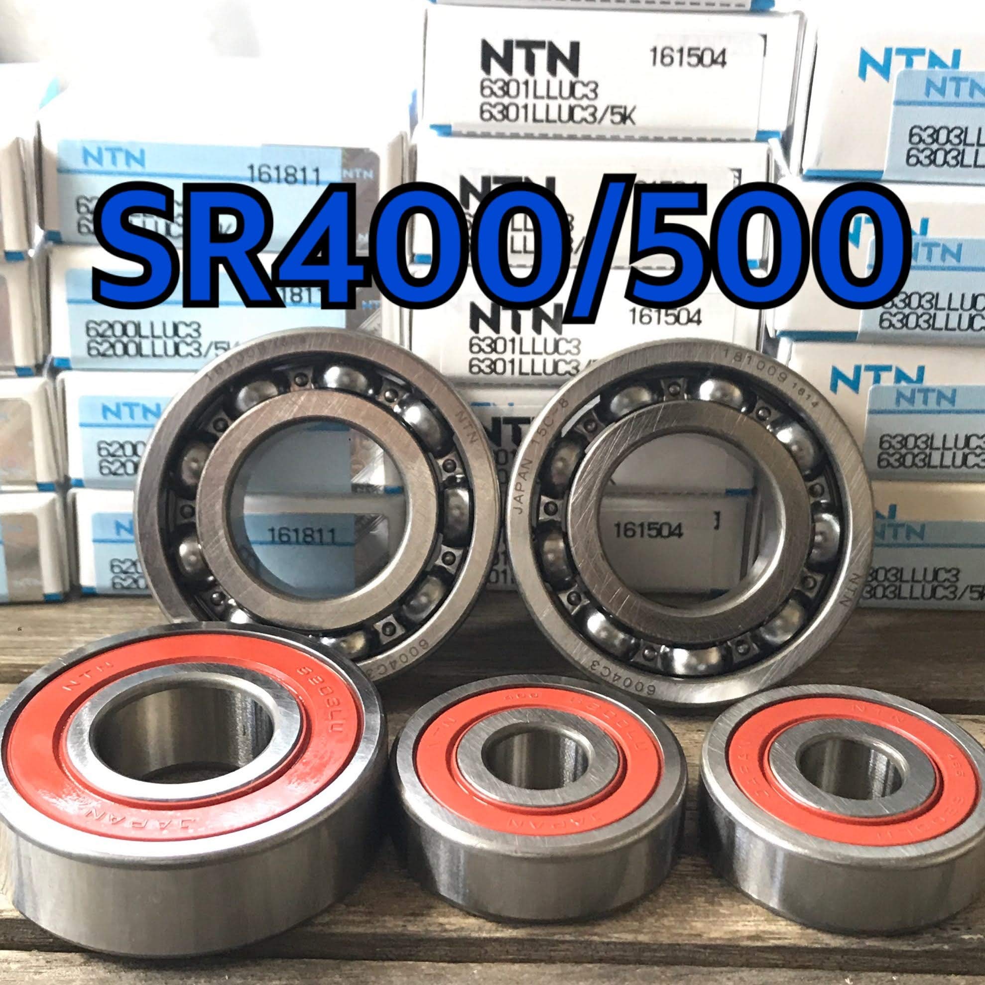 Amazon.co.jp: 日本製 高耐久性 前後ホイールベアリング SR400/500 2H6