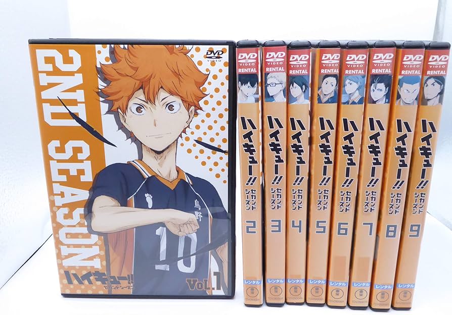 Amazon.co.jp: ハイキュー!! セカンドシーズン [レンタル落ち] 全9巻