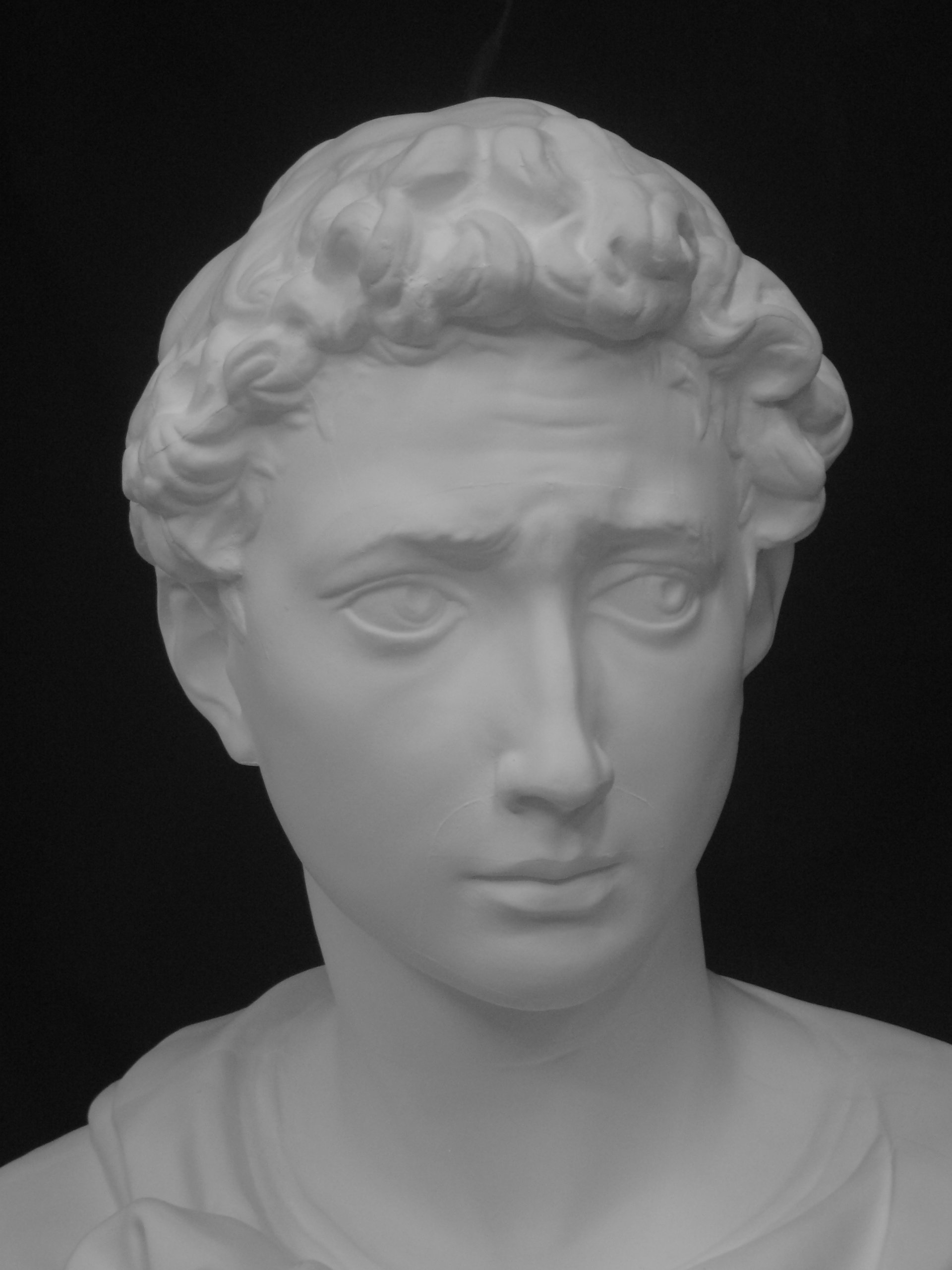 Amazon.co.jp: 石膏像 K－130 聖ジョルジョ胸像 H．67cm