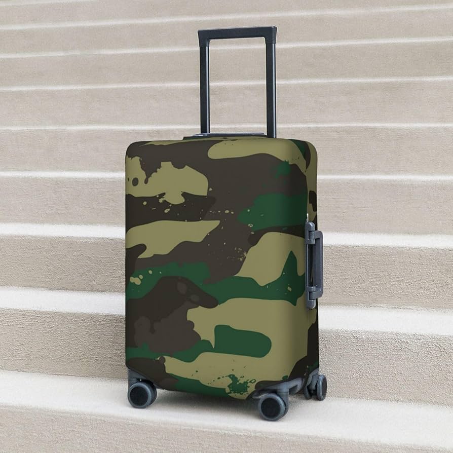 Amazon.co.jp: スーツケースカバー 迷彩柄 カモフラージュ キャリー