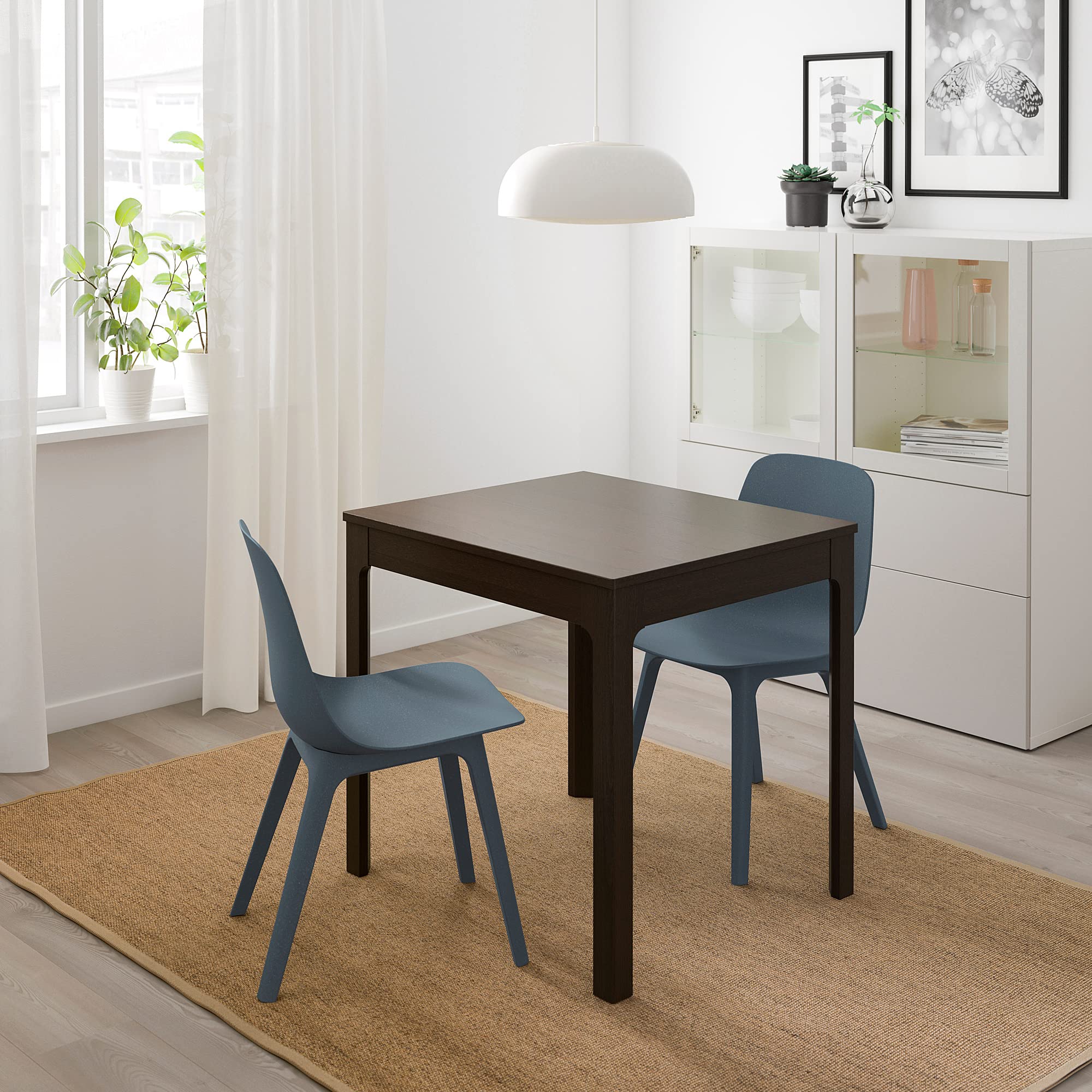 IKEA EKEDALEN Tavolo Allungabile, 80/120x70 cm, Marrone Scuro