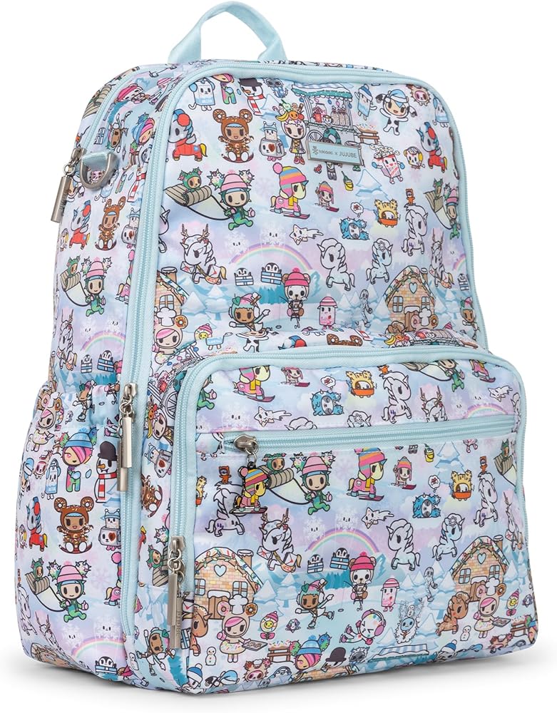 Amazon.com: JuJuBe Zealous Diaper Bag, tokidoki Snow Day, Backpack