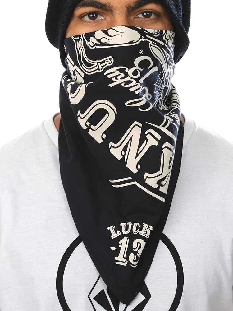 Amazon.com: Lucky 13 Knuckles Bandana LABD5KN-25 Black, OSFA