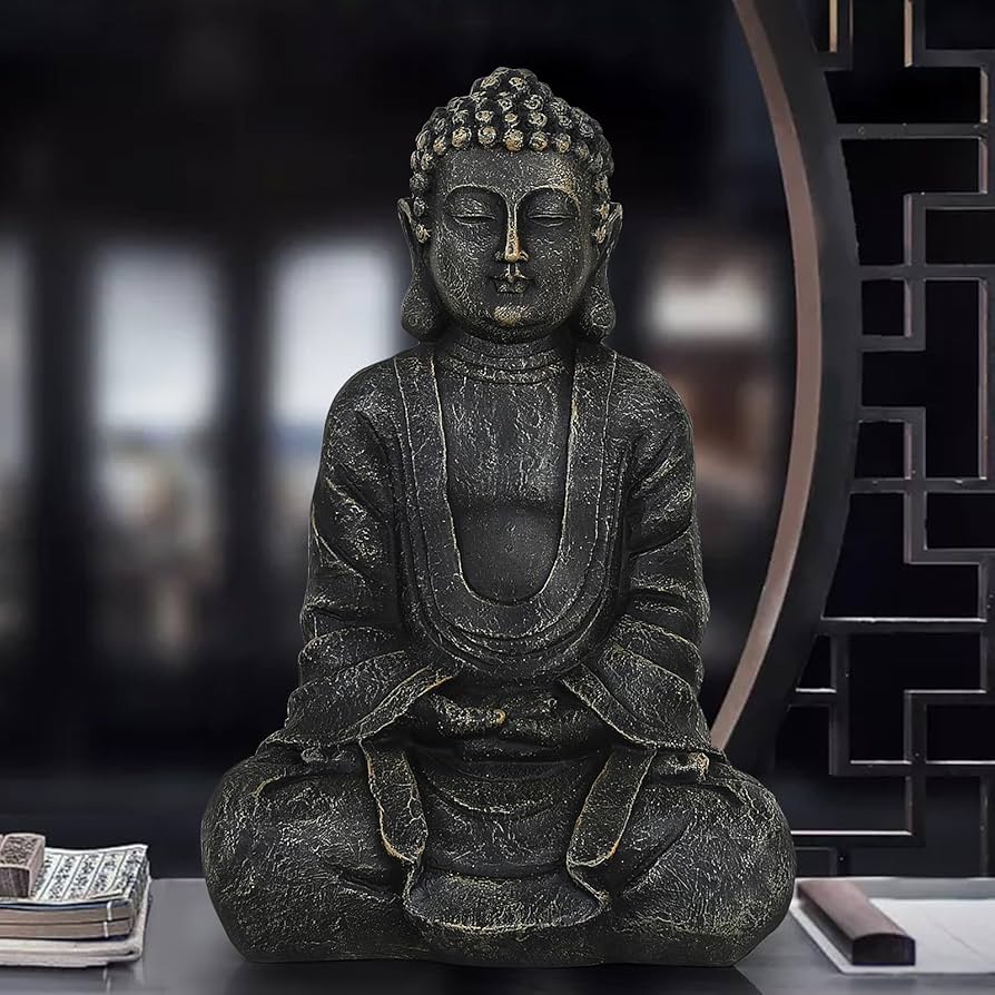 Amazon.co.jp: 仏像 禅 装飾 11インチ 瞑想 仏陀 装飾 ホーム オフィス