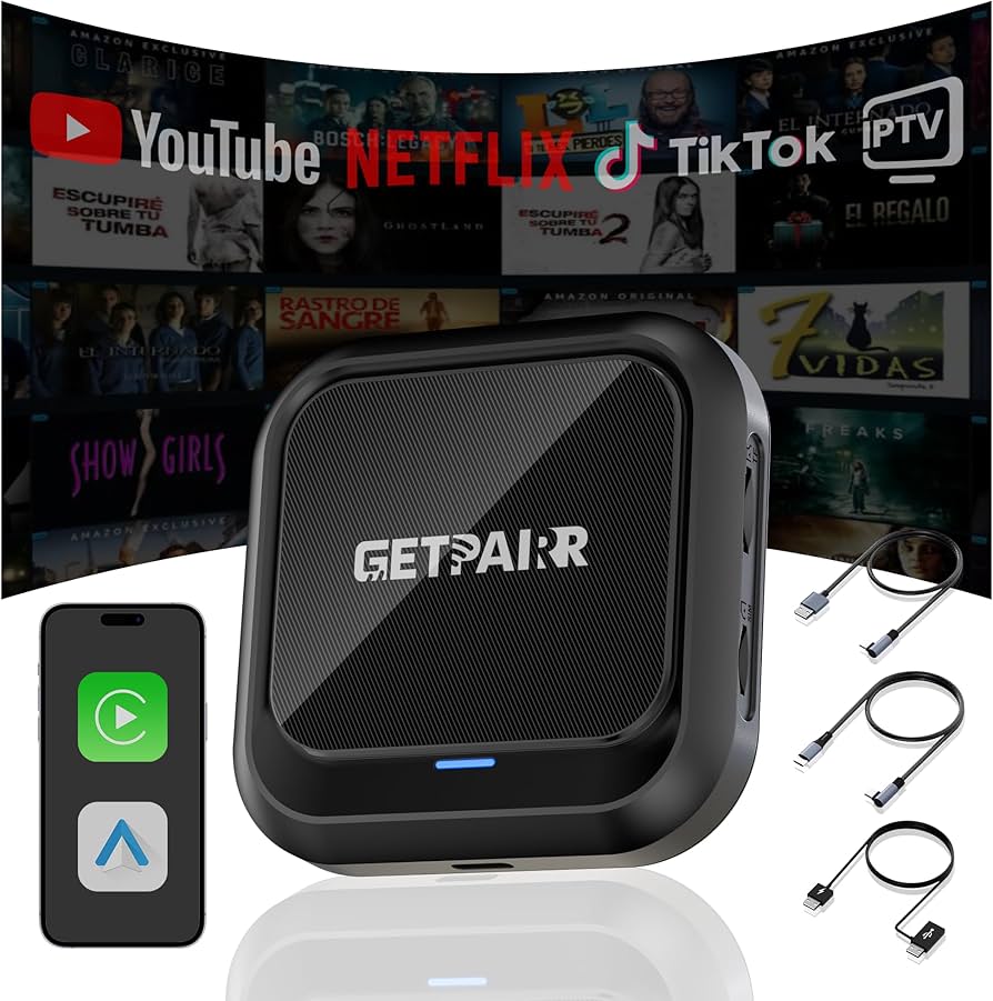 Amazon.co.jp: CarPlay AI Box GETPAIRR CarPlay ワイヤレス&Android