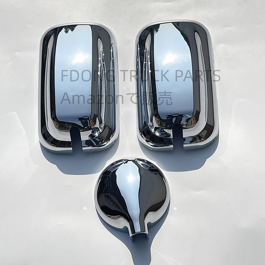 Amazon | 三菱 ふそう 新型 20 キャンター メッキ ミラーカバー 3点