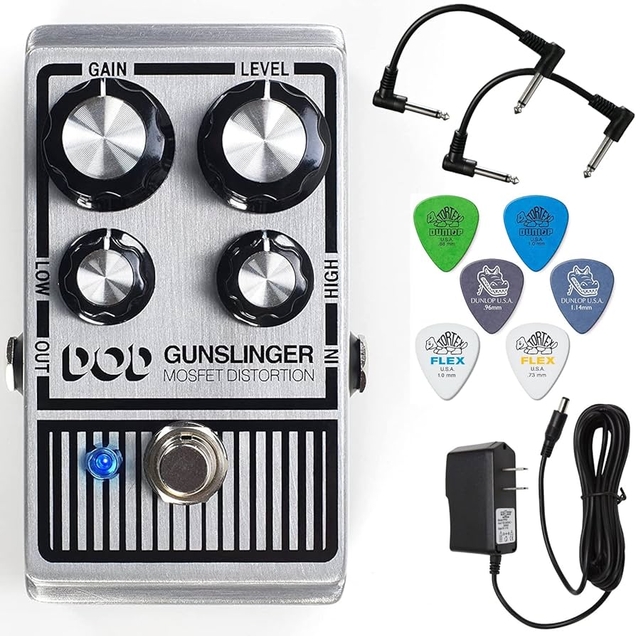 Amazon.com: Digitech DOD Gunslinger MosFET Distortion Guitar