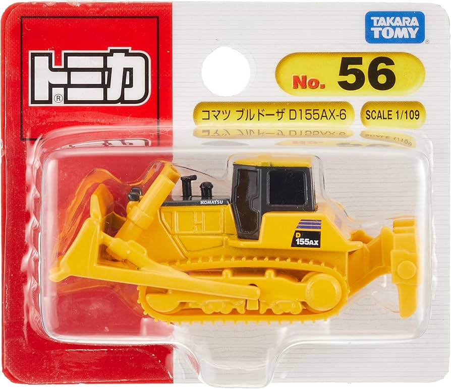 Amazon | タカラトミー トミカ No.056 コマツ ブルドーザ D155AX-6