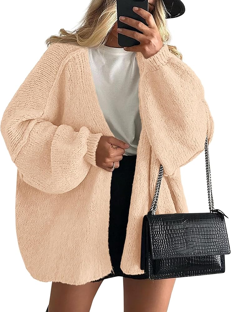 PRETTYGARDEN Womens Oversized Cardigan Sweaters 2026 Fall Long