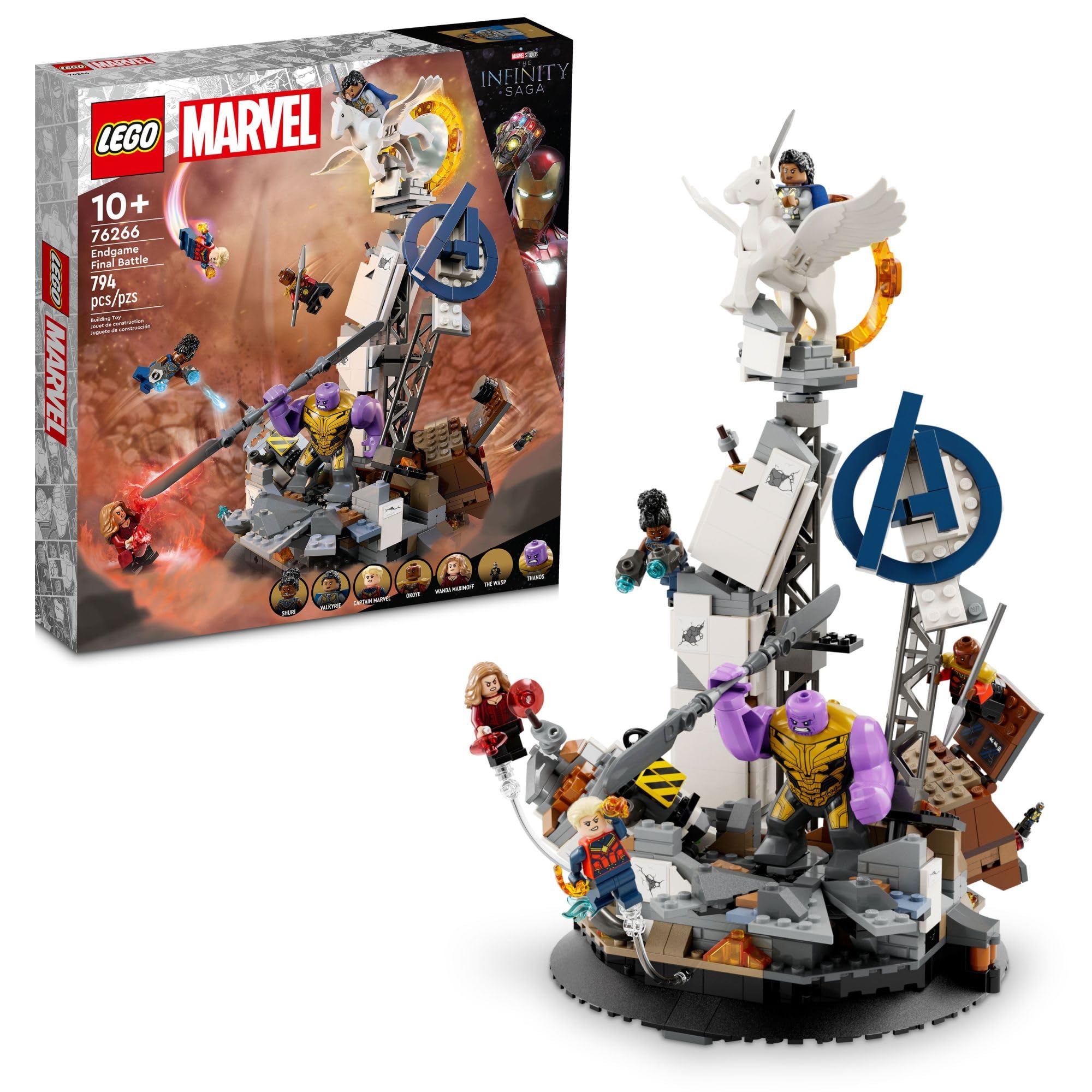 LEGO Marvel Endgame Final Battle, Avengers Model for Build and