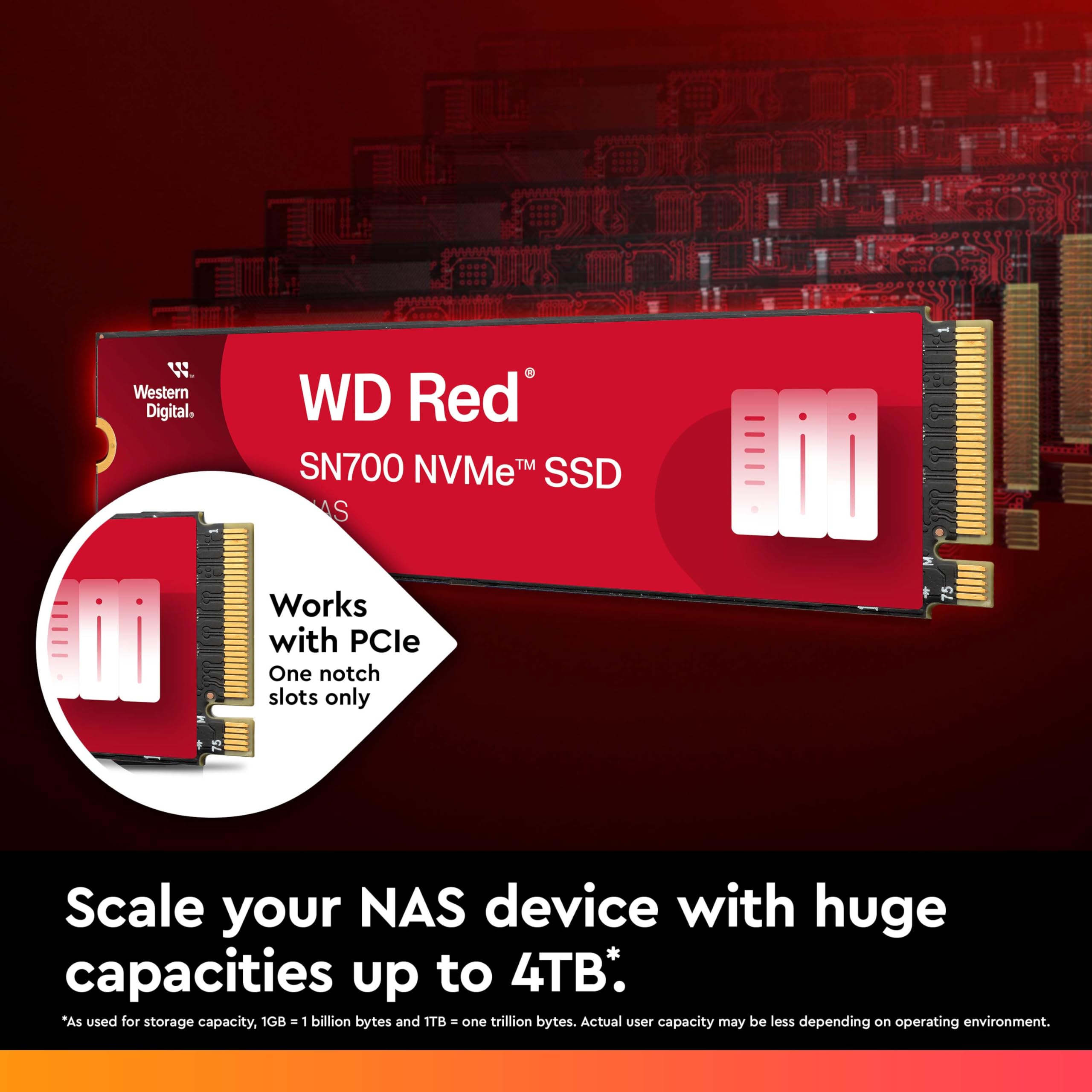 Amazon.com: Western Digital 500GB WD Red SN700 NVMe Internal Solid