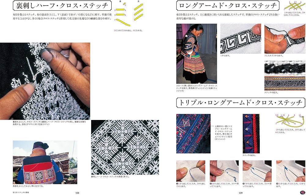 Amazon.co.jp: ミャオ族の民族衣装 刺繍と装飾の技法: 中国貴州省の