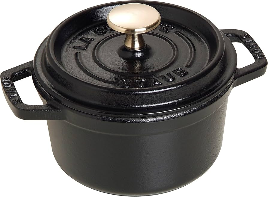 Amazon.com: Staub La Cocotte Round 40509-476 Pico Cocotte Round