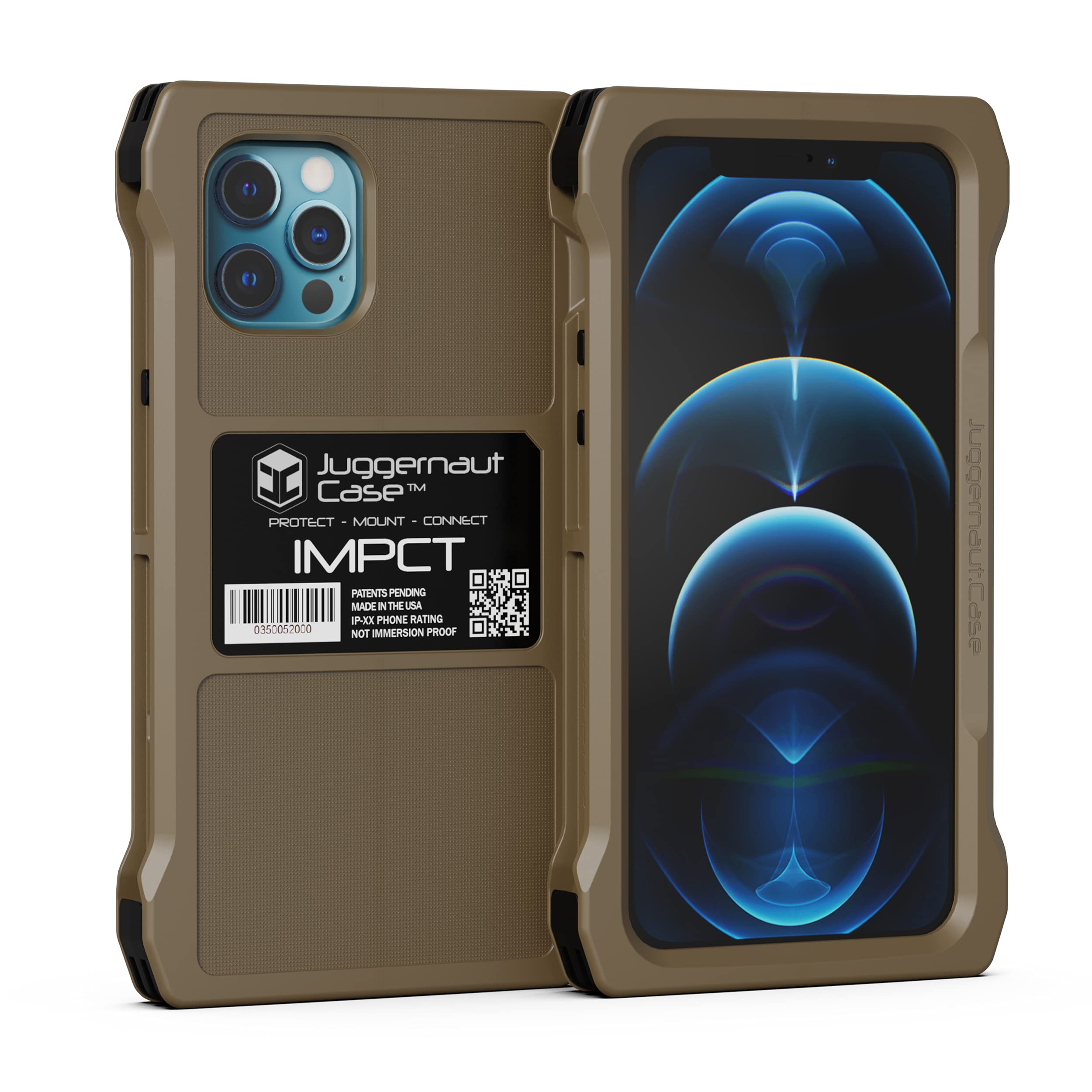 Amazon.co.jp: Juggernaut.Case iPhone 12/12 Pro IMPCT ミリタリー