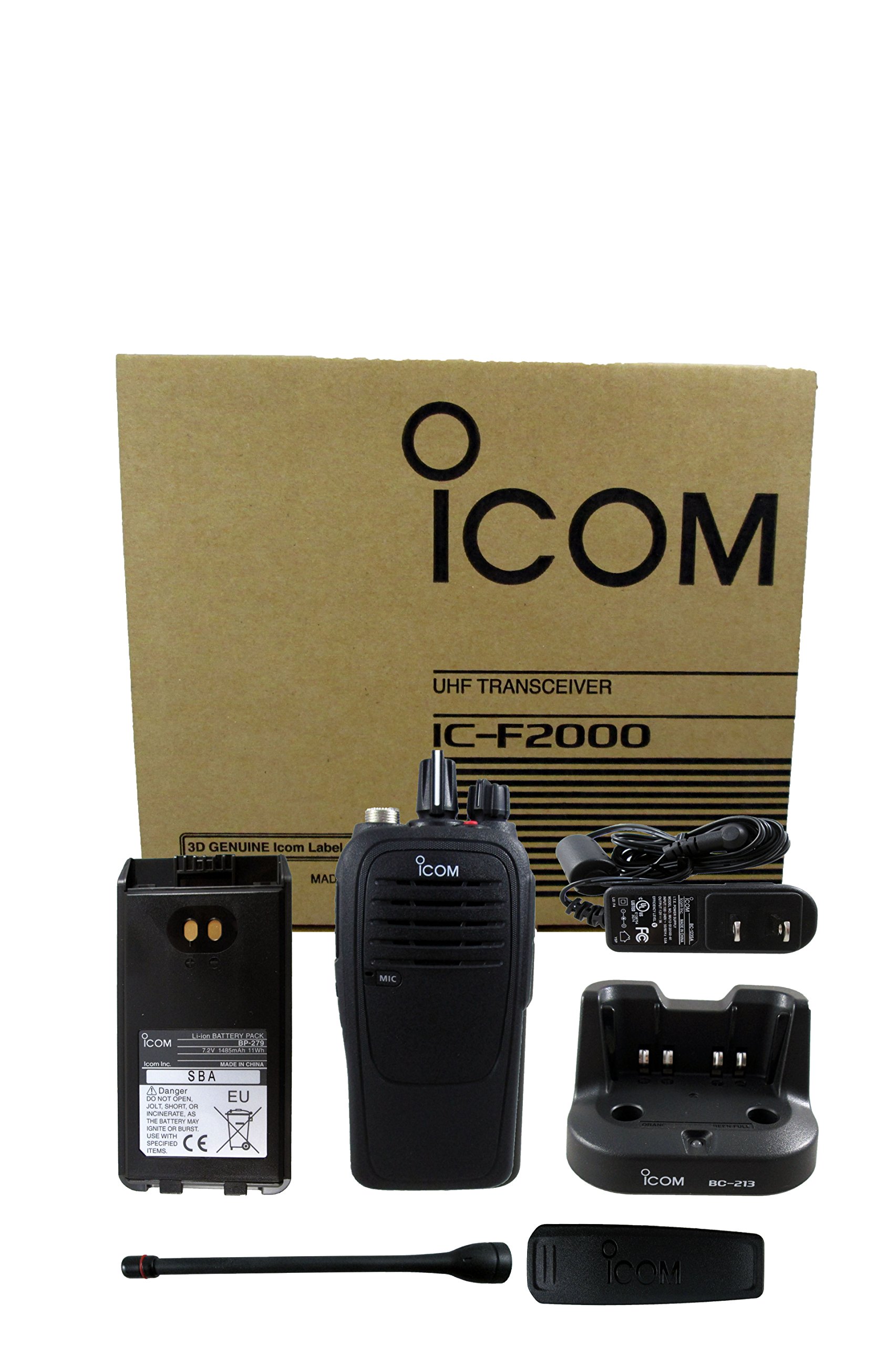 Amazon.com: Icom IC-F2000 01 BC-213 4 watt 16 channel UHF 400