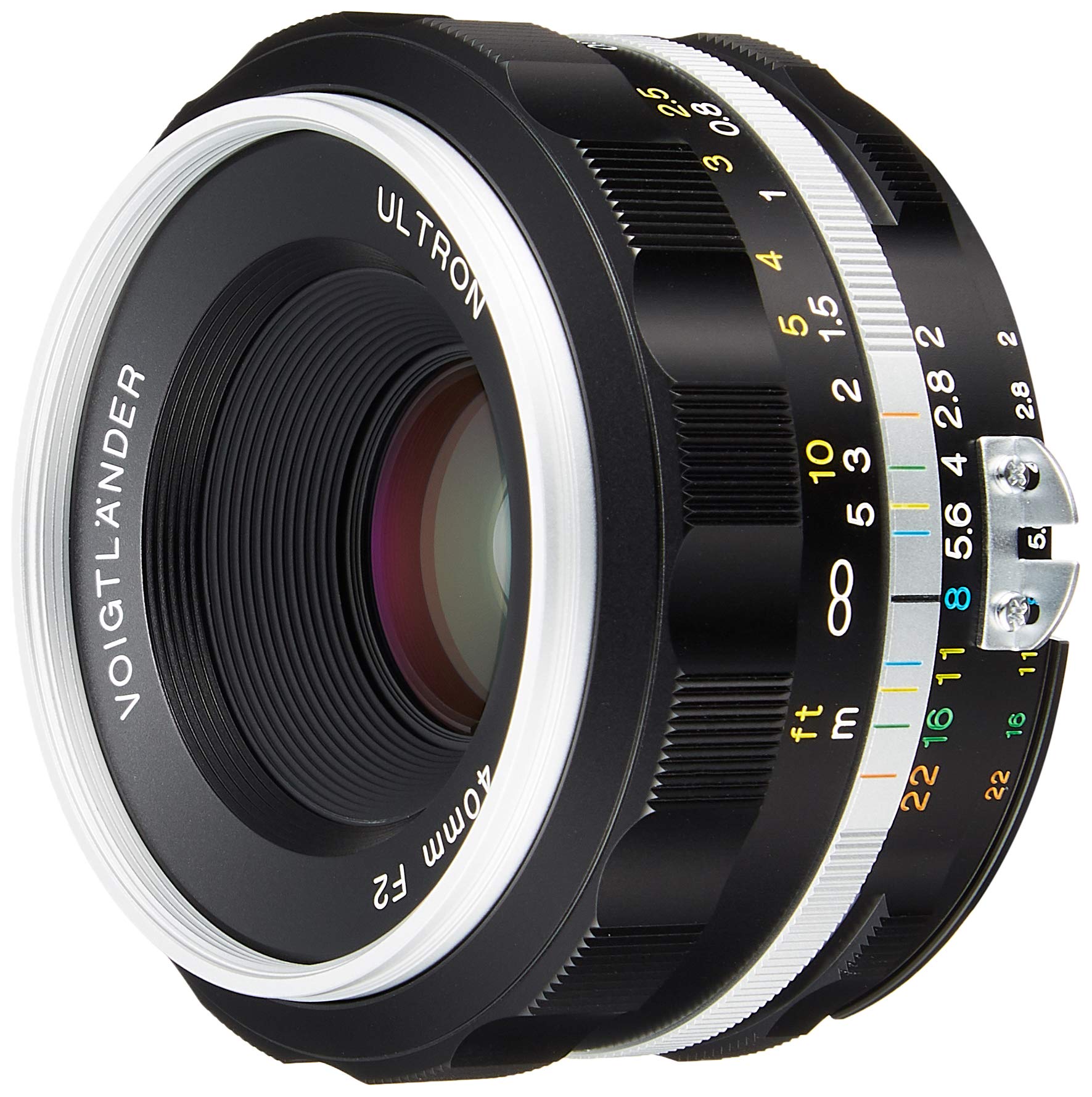 Amazon | VoightLander ULTRON 40mm F2 Aspherical SL IIS シルバー