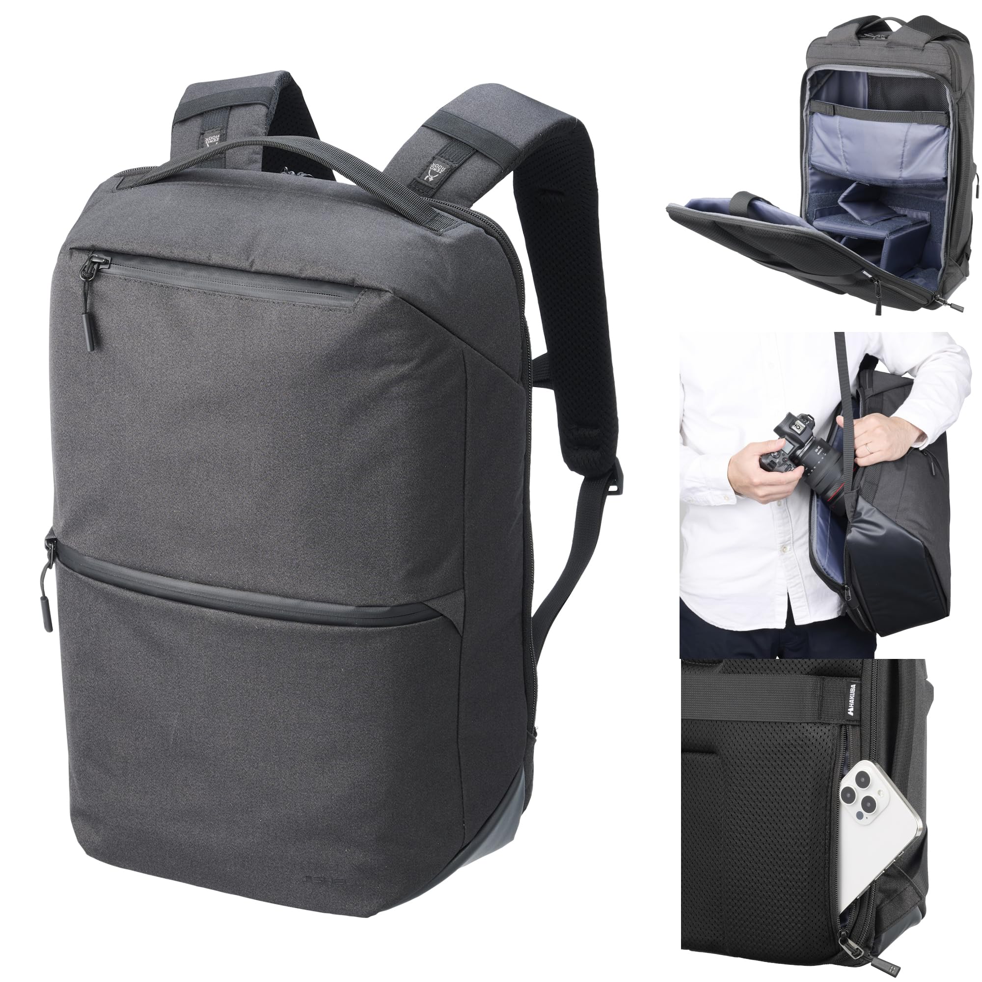 Amazon | ハクバ HAKUBA カメラバッグ プラスシェル シティジップ